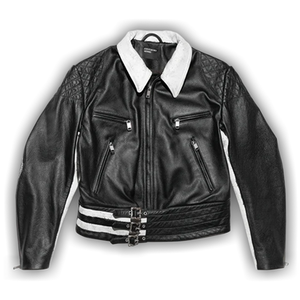 Enfants Riches Déprimés Dog In Restraint Leather Jacket 'Black/White'