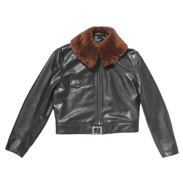 Enfants Riches Déprimés Hotrod Jacket with Shearling Collar 'Black'