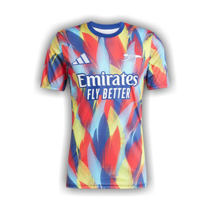 Adidas Arsenal 25/26 Pre-Match Jersey 'Victory Blue/Pure Ruby/Bright Yellow/Bright Cyan'