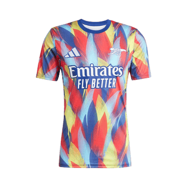 Adidas Arsenal 25/26 Pre-Match Jersey 'Victory Blue/Pure Ruby/Bright Yellow/Bright Cyan'