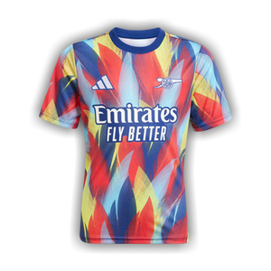Adidas Arsenal 25/26 Pre-Match Jersey 'Victory Blue/Pure Ruby/Bright Yellow/Bright Cyan'