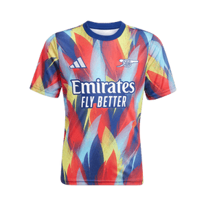 Adidas Arsenal 25/26 Pre-Match Jersey 'Victory Blue/Pure Ruby/Bright Yellow/Bright Cyan'