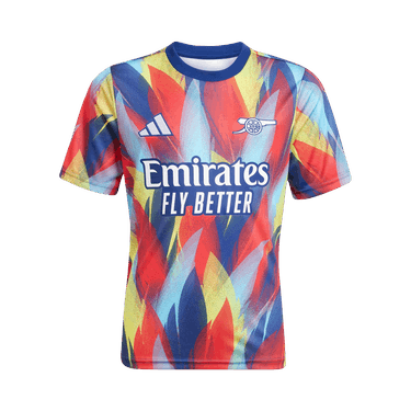 Adidas Arsenal 25/26 Pre-Match Jersey 'Victory Blue/Pure Ruby/Bright Yellow/Bright Cyan'