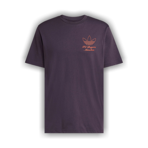 Adidas FC Bayern Terrace Icons Graphic Tee 'Aurora Black'