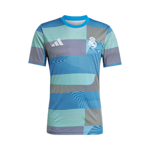 Adidas Real Madrid 25/26 Pre-Match Jersey 'Blue Bird'