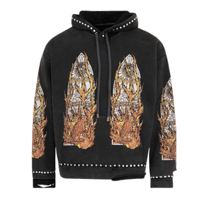 Who Decides War Hardware Hooded Pullover 'Coal'