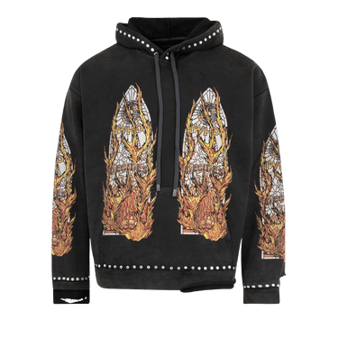 Who Decides War Hardware Hooded Pullover 'Coal'