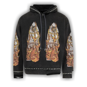 Who Decides War Hardware Hooded Pullover 'Coal'