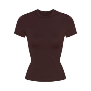 NikeSKIMS Matte Padded Baby T-Shirt 'Dark Sepia/Dark Sepia/Dark Sepia'