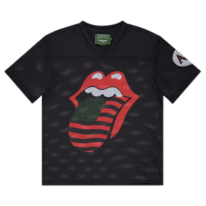 Denim Tears Rolling Stones Football Jersey 'Black'