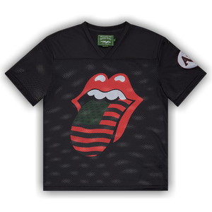 Denim Tears Rolling Stones Football Jersey 'Black'