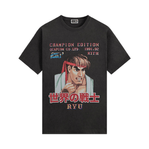 Kith x Capcom Ryu Champion Edition Vintage Tee 'Black'