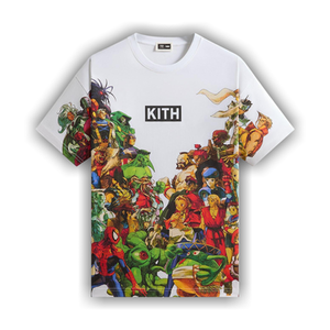 Kith x Marvel vs. Capcom New Age Of Heroes All-Over Printed Tee 'White'