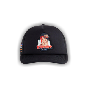 Kith x Capcom Ryu Nolan Trucker Hat 'Black'