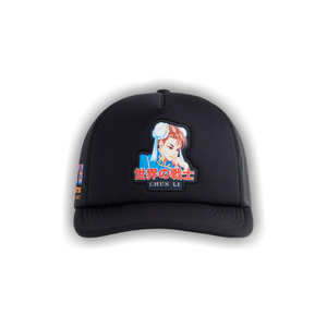 Kith x Capcom Chun Li Nolan Trucker Hat 'Black'