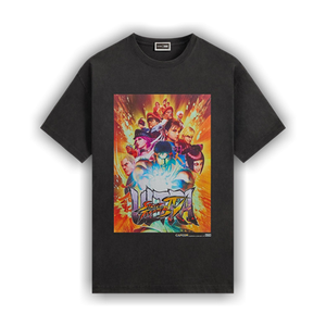 Kith x Capcom Street Fighter LV Ultra Vintage Tee 'Black'