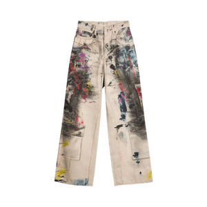 Acne Studios 1981 Baggy Fit Jeans 'White/Multi'