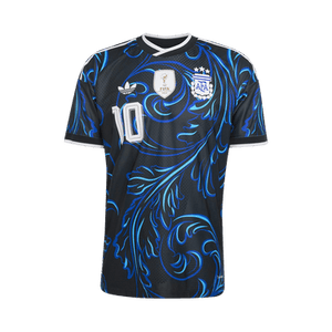 Adidas Argentina 26 Away Messi Authentic Jersey 'Black/Lucblue/Blubrs'