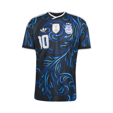 Adidas Argentina 26 Away Messi Authentic Jersey 'Black/Lucblue/Blubrs'
