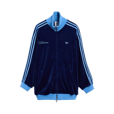 Adidas x Avavav Velvet Zip Up Track Jacket 'Dark Blue'