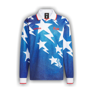 Adidas x BAPE LSL Star Jersey 'Medium Blue Denim'