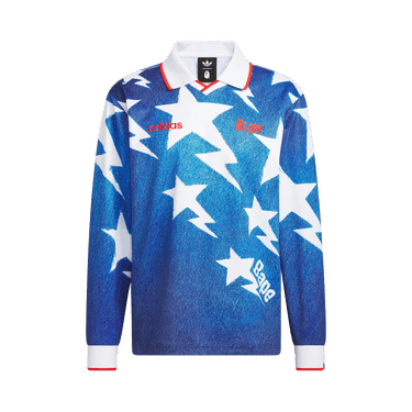 Adidas x BAPE LSL Star Jersey 'Medium Blue Denim'