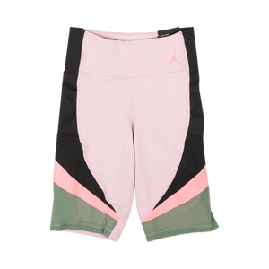 Air Jordan Heatwave Bike Shorts 'Light Arctic Pink/Black/Dutch Green'