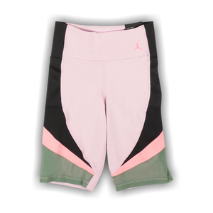 Air Jordan Heatwave Bike Shorts 'Light Arctic Pink/Black/Dutch Green'