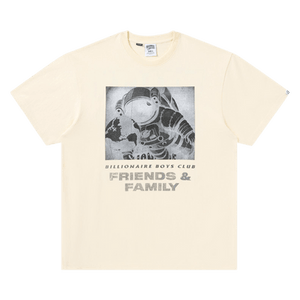 Billionaire Boys Club Friends And Family Oversized T-Shirt 'Winter White'