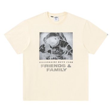 Billionaire Boys Club Friends And Family Oversized T-Shirt 'Winter White'