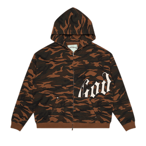 Godspeed OG Logo Sweatsuit 'Brown Camo'