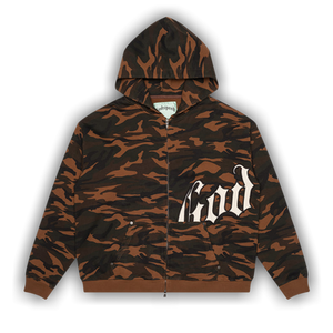 Godspeed OG Logo Sweatsuit 'Brown Camo'