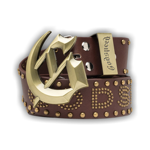 Godspeed Forged GS Studded Belt 'Brown'