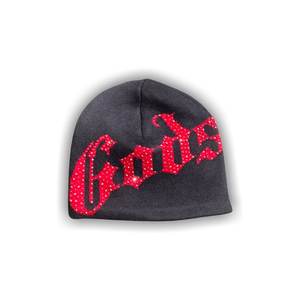 Godspeed OG Logo Studded Beanie 'Grey/Red'