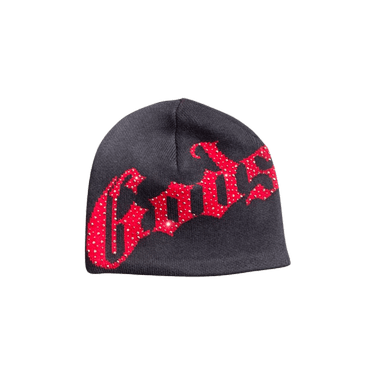 Godspeed OG Logo Studded Beanie 'Grey/Red'