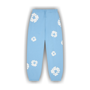 Denim Tears Cotton Wreath Sweatpants 'Light Blue'