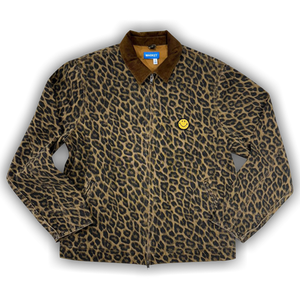 Market Smiley LA Work Jacket 'Leopard Print/Brown'