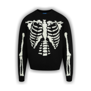 Market Skelly Sweater 'Black/White'