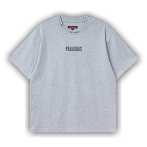 Pleasures Cut Here Heavyweight Shirt 'Heather Grey'
