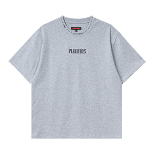 Pleasures Cut Here Heavyweight Shirt 'Heather Grey'