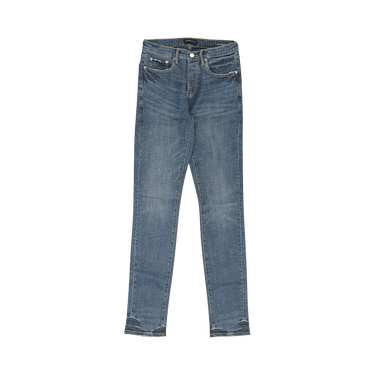 PURPLE BRAND Skinny Vintage Coated Denim 'Blue'