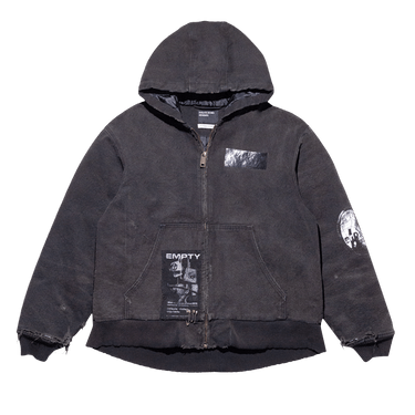 Enfants Riches Déprimés War Started Hooded Work Jacket 'Crust Black'