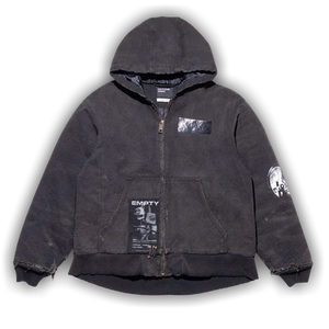 Enfants Riches Déprimés War Started Hooded Work Jacket 'Crust Black'