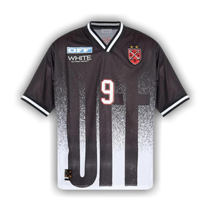 Off-White Big Off Gradient Soccer Short-Sleeve T-Shirt 'Black/White'