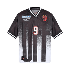 Off-White Big Off Gradient Soccer Short-Sleeve T-Shirt 'Black/White'