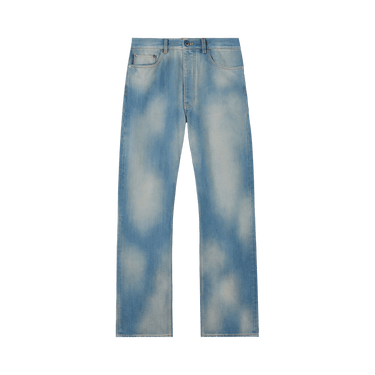 Off-White Diagonal Raw Patch 90s Skate Jeans 'Dirty Blue'