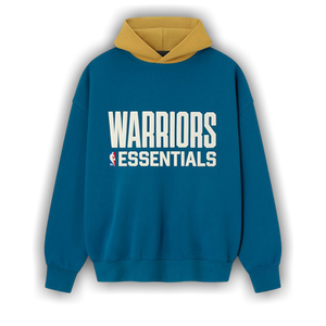 Fear of God Essentials Warriors Sport Hoodie 'Blue Sapphire/Canyon'