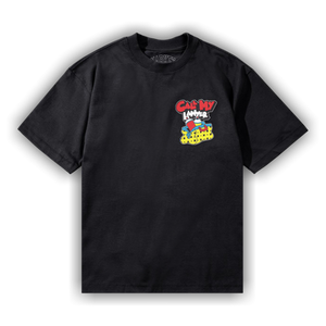 Market Felix The Cat Spray Paint Tee Shirt 'Vintage Black'