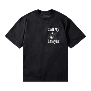 Market Felix The Cat Call My Lawyer Tee Shirt 'Vintage Black'