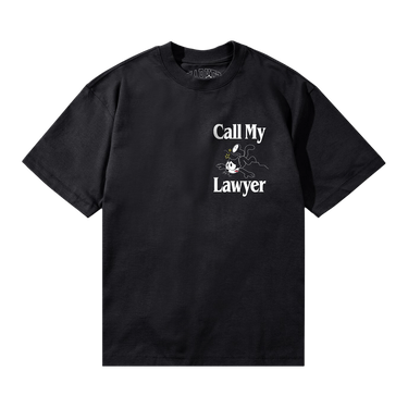 Market Felix The Cat Call My Lawyer Tee Shirt 'Vintage Black'